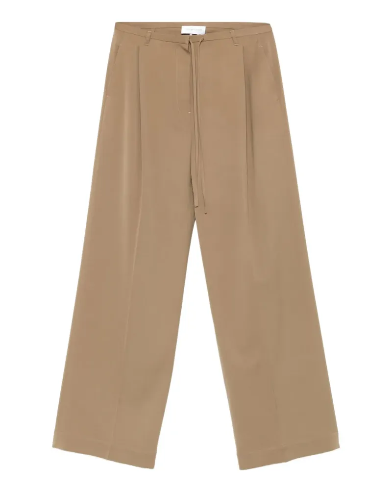 christian wijnants Bundfaltenhose mit Kordelzug - Nude Nude