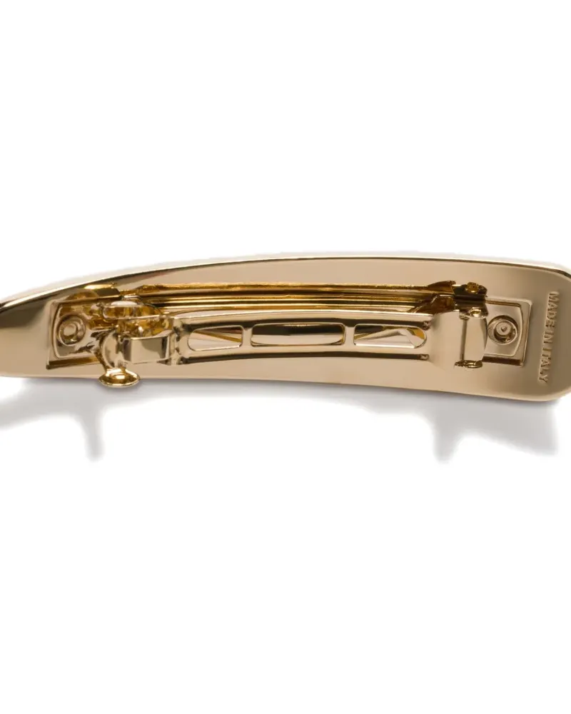 Miu Miu Haarspange aus Leder - Rot Rot