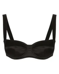 Dolce & Gabbana Balconette-BH aus Satin Schwarz