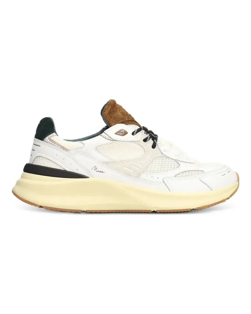D.A.T.E. Musa HF Sneakers mit Einsätzen - Weiß Weiß
