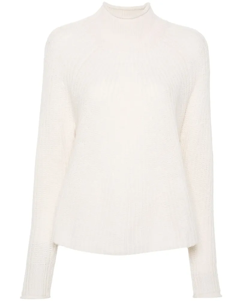 ALLUDE Pullover mit Stehkragen - Rosa Rosa