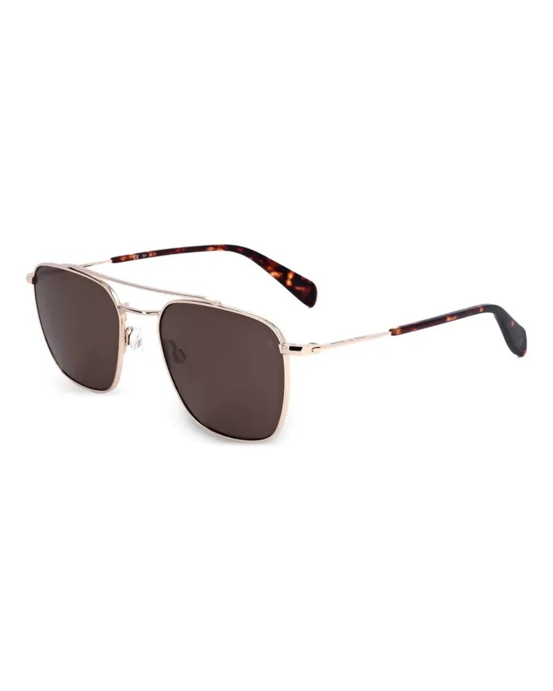 Rag & Bone Eckige Dayton Sonnenbrille - Gold Gold