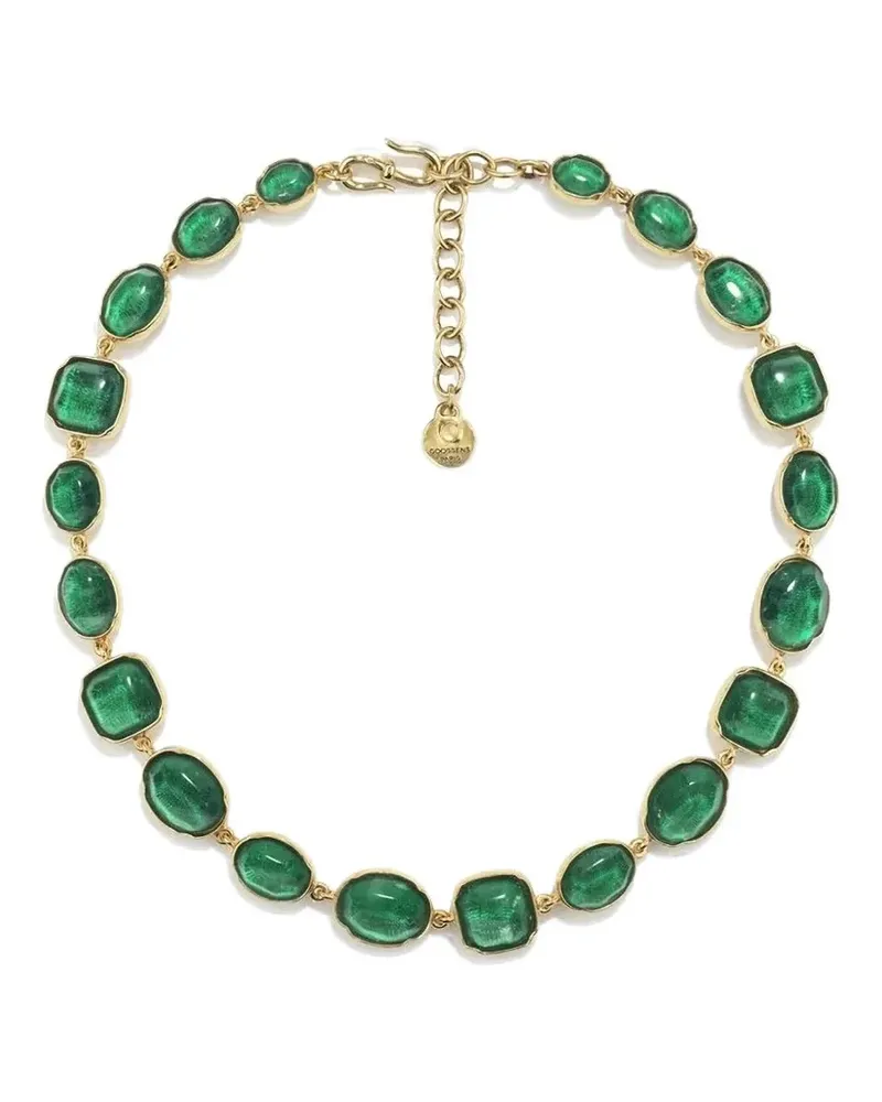 Goossens Paris Cabochons rock crystal necklace - Gold Gold