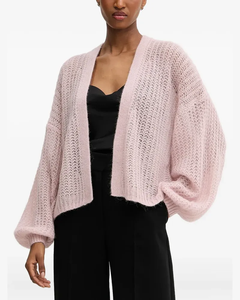HUGO BOSS Offener Cardigan mit weiten Ärmeln - Rosa Rosa