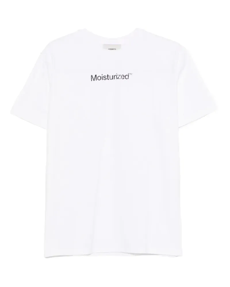 COPERNI T-Shirt mit Text-Print - Weiß Weiß