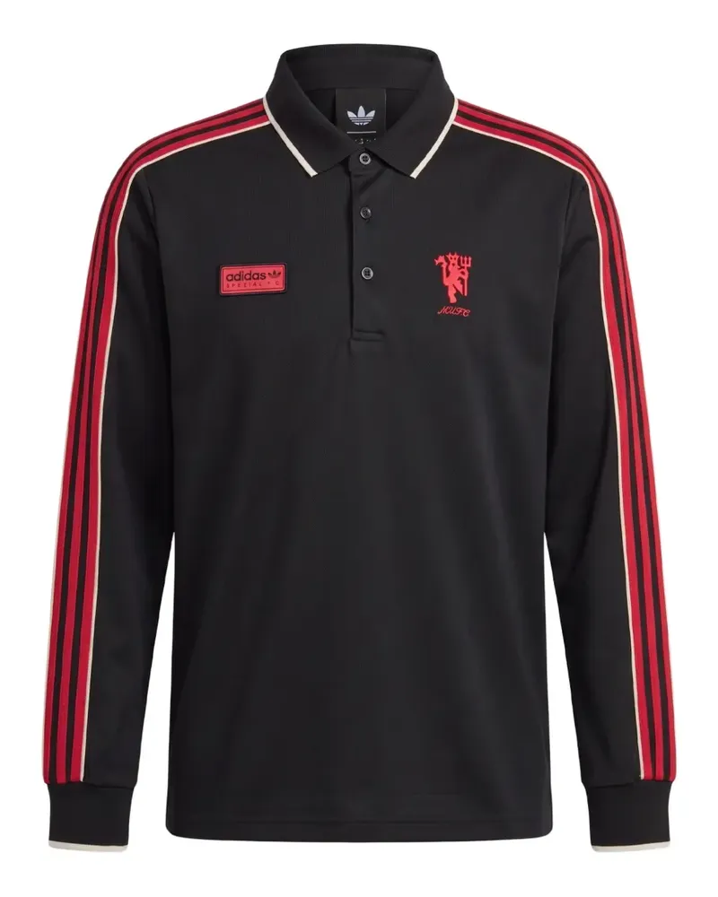 adidas x Manchester United SPZL F.C. Poloshirt - Schwarz Schwarz