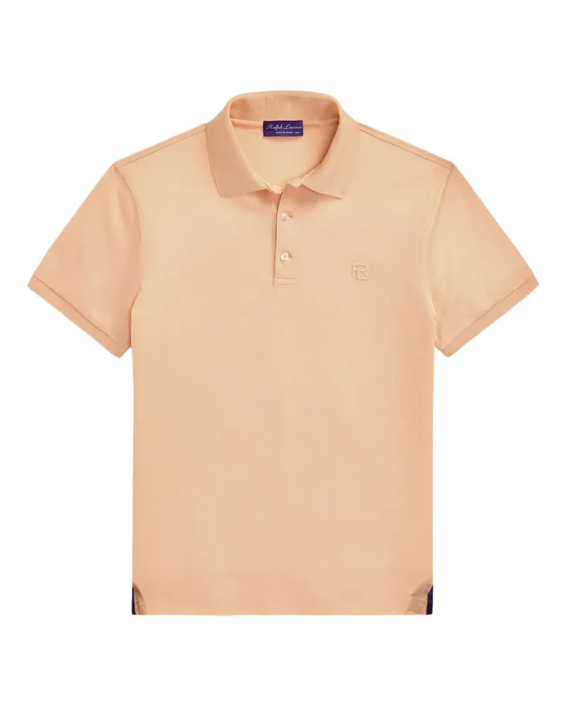 Ralph Lauren embroidered-logo piqué polo shirt - Nude Nude