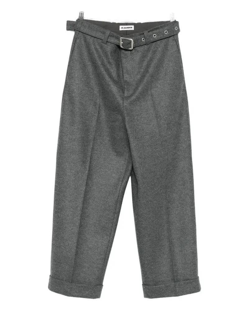 Jil Sander Hose mit Gürtel - Grün Grün