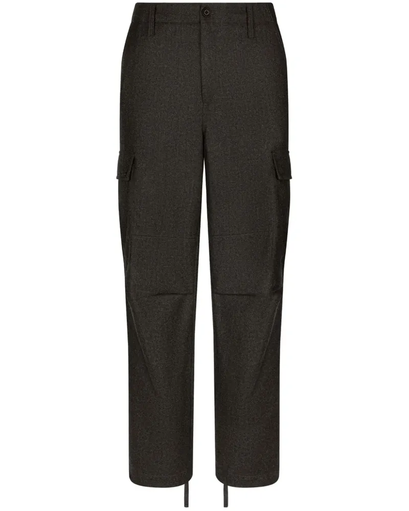 Dolce & Gabbana Cargohose aus Schurwolle - Grau Grau