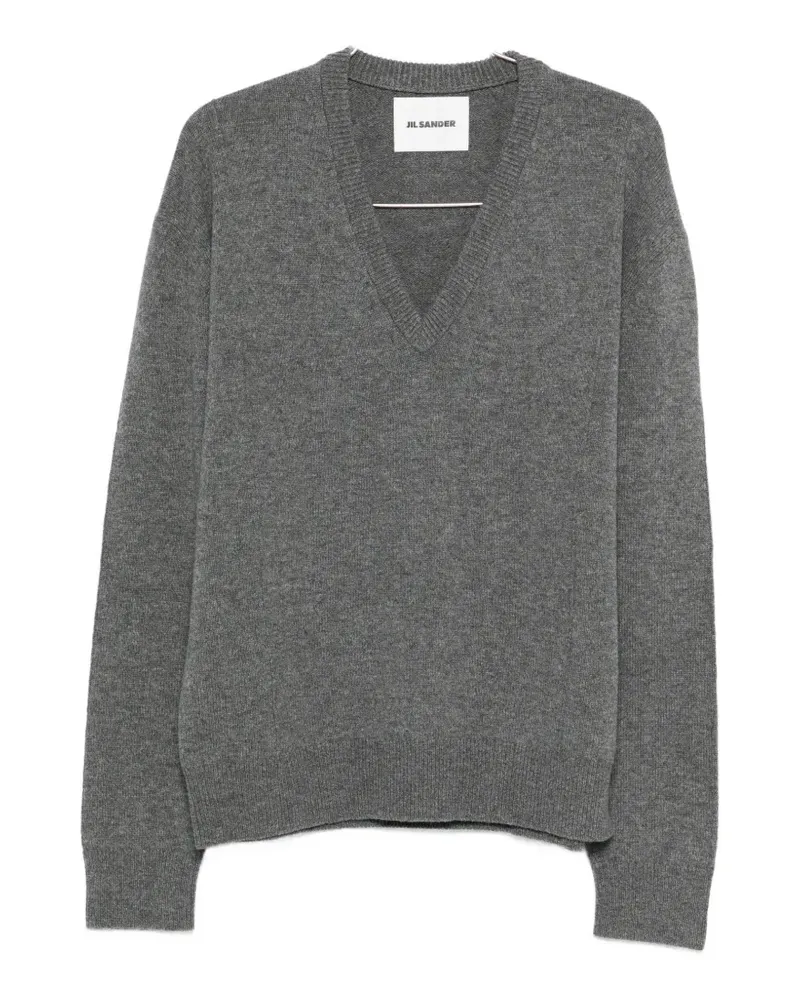 Jil Sander V-neck sweater - Grau Grau