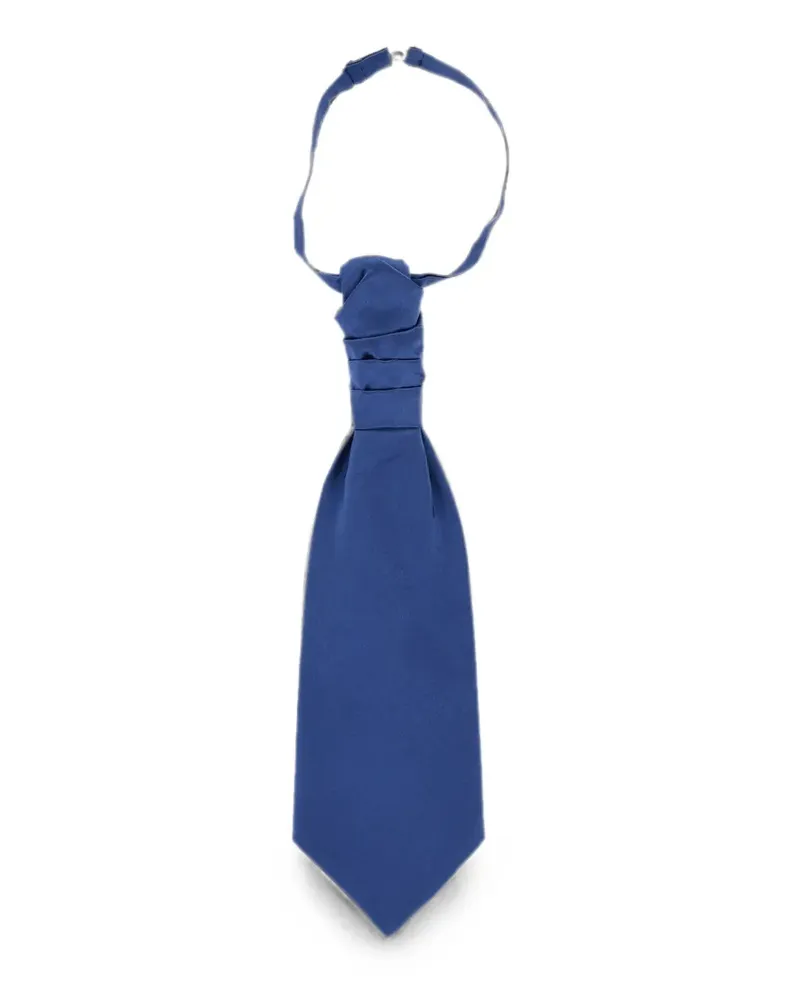 Corneliani gathered-detail tie - Blau Blau
