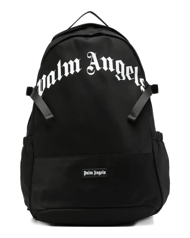 Palm Angels logo-print backpack - Schwarz Schwarz