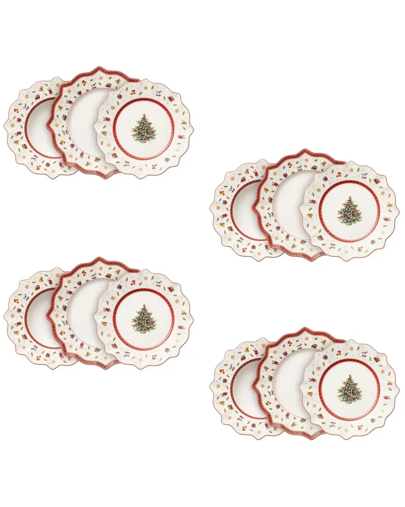 Villeroy & Boch Toys Delight Teller aus Porzellan (12er-Set) - MULTICOLOR Multicolor