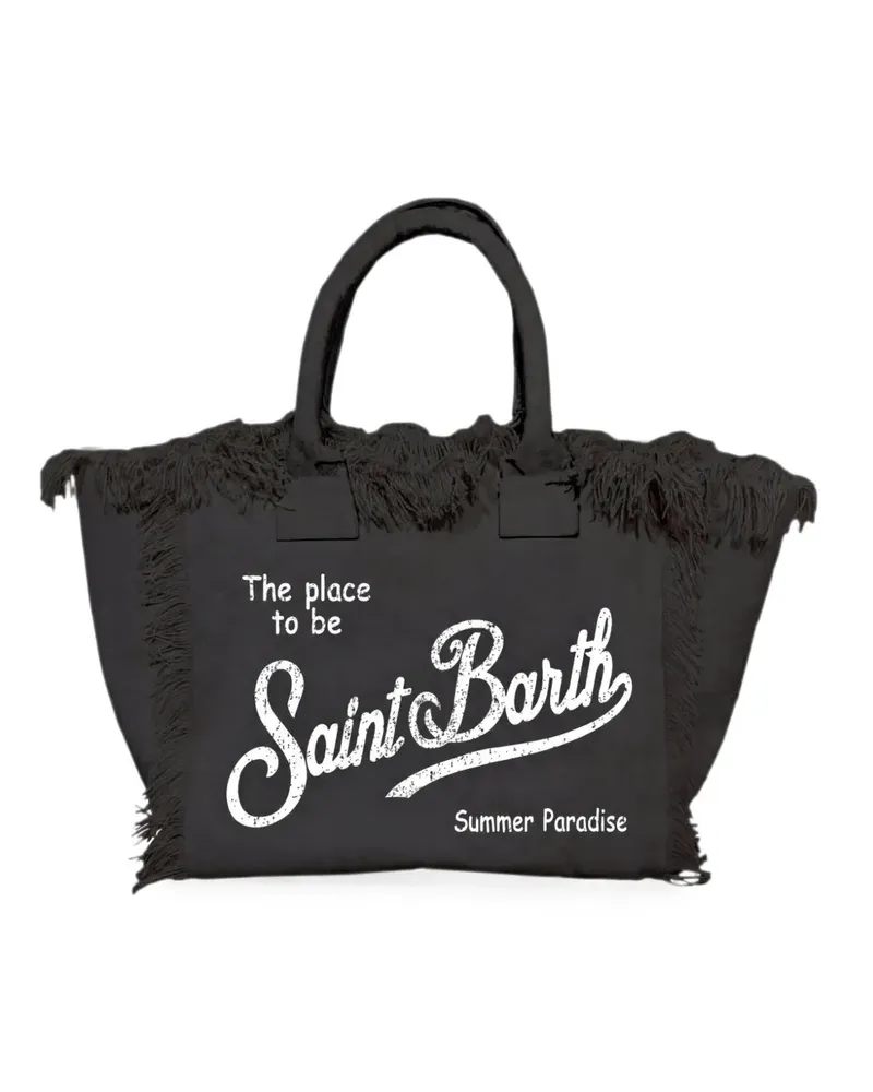 MC2 Saint Barth Vanity cotton tote bag - Schwarz Schwarz