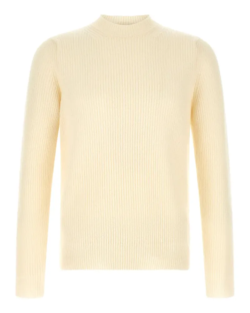 Zanone Gerippter Strickpullover - Nude Nude
