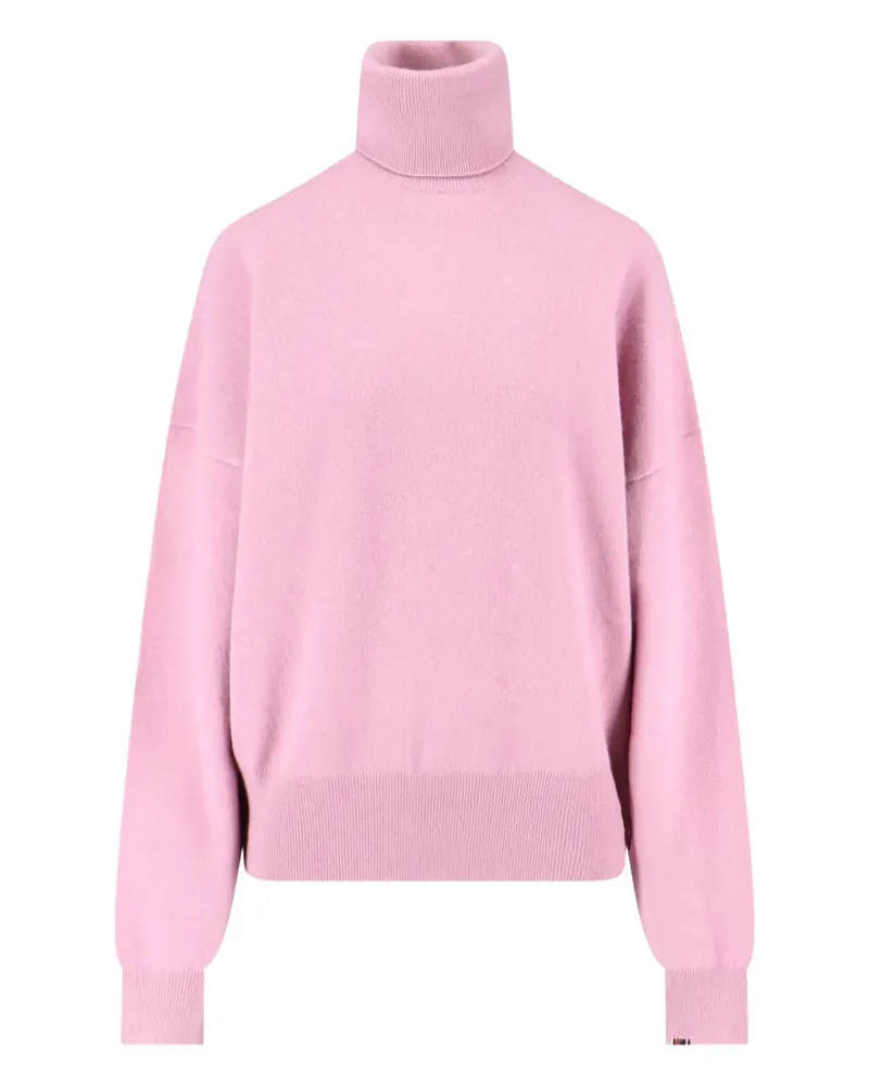 extreme cashmere Gerippter Jill Rollkragenpullover - Rosa Rosa