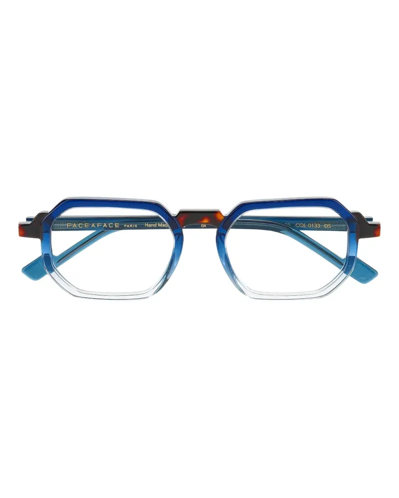 Face à Face geometric-frame Flicker2 glasses - Blau Blau