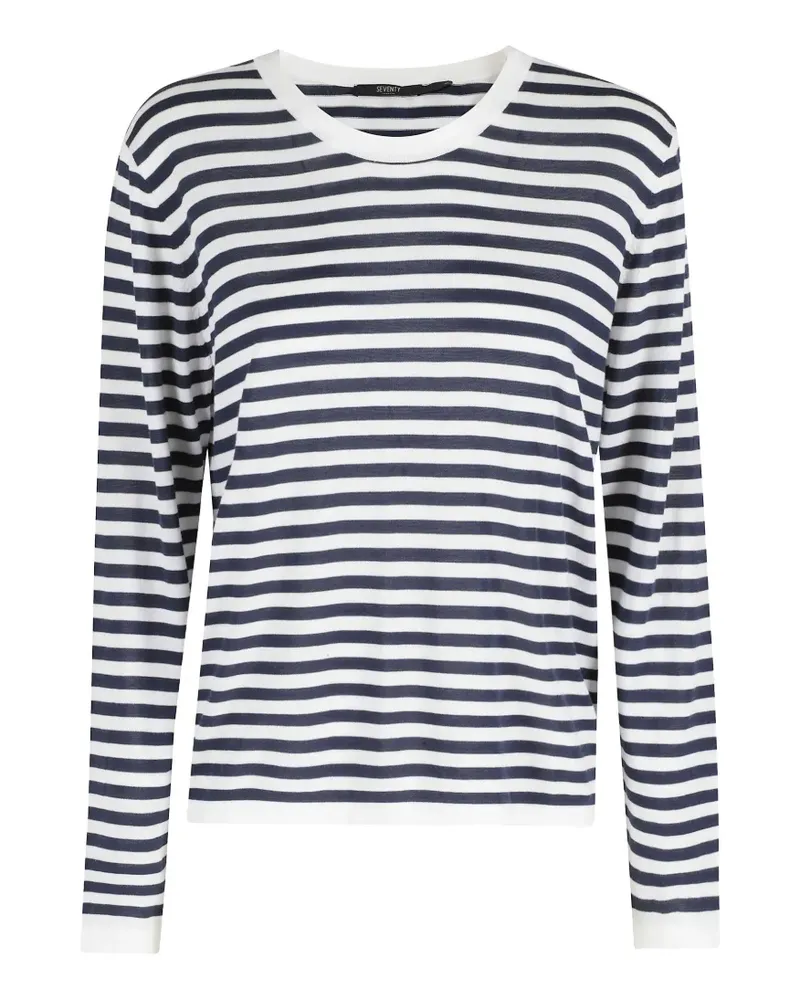 Seventy striped knitwear - Blau Blau