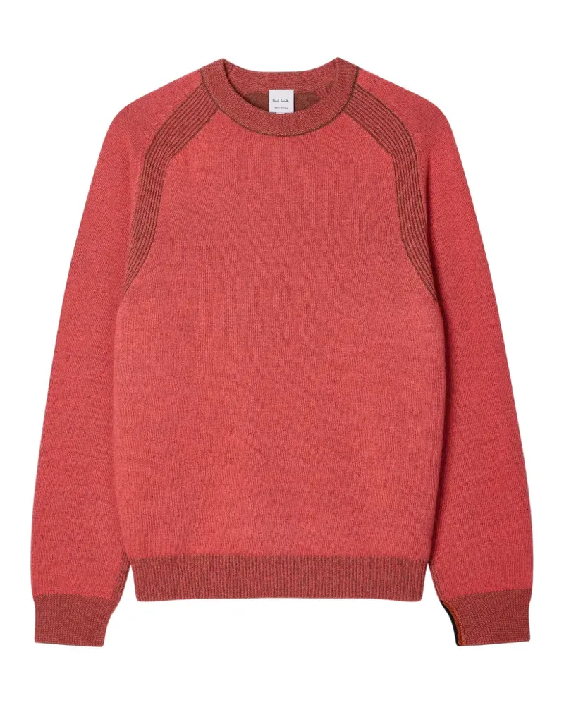 Paul Smith flecked raglan-sleeve sweater - Rot Rot