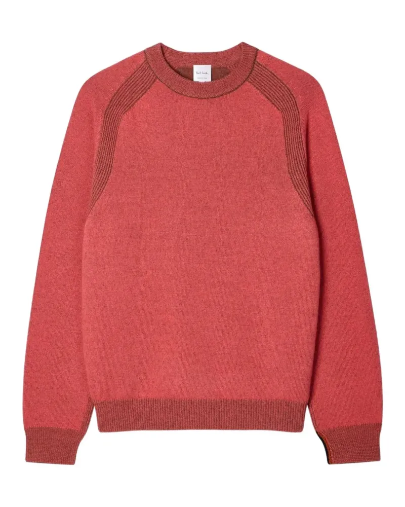 Paul Smith Melierter Pullover mit Raglanärmeln - Rot Rot