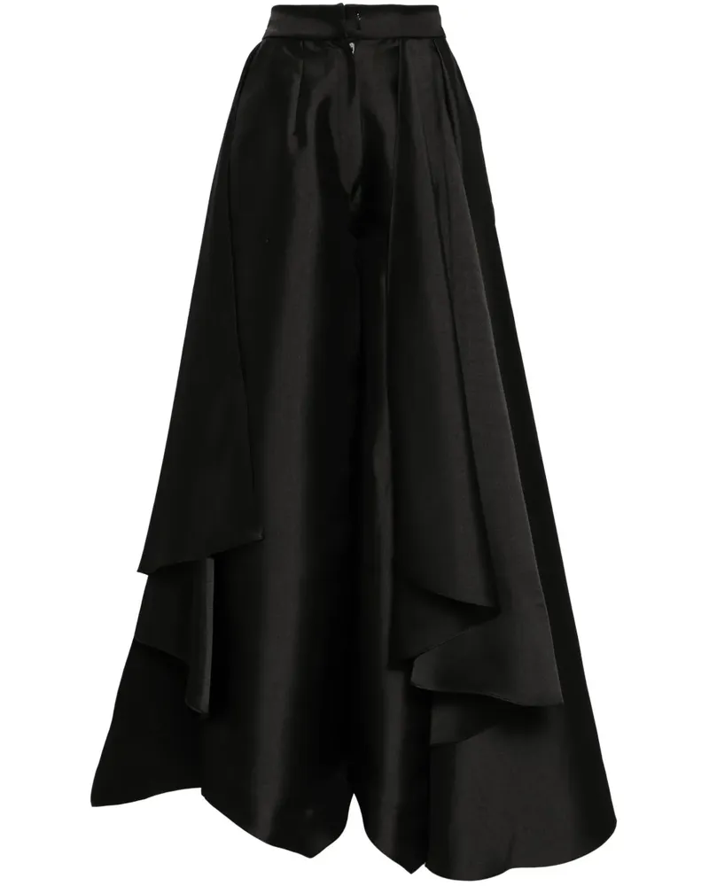 Saiid Kobeisy Asymmetrische Hose - Schwarz Schwarz