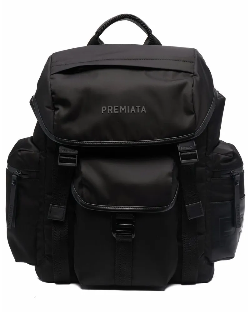 Premiata Booker Rucksack mit Logo-Print Schwarz