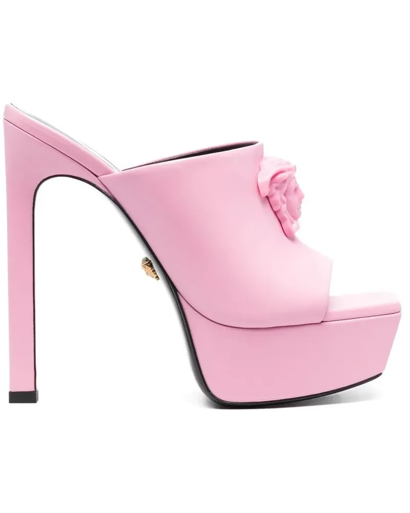 Versace La Medusa Mules 140mm - Rosa Rosa