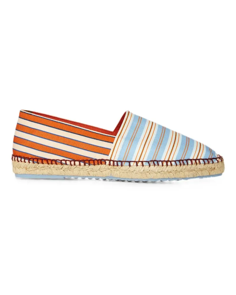 Paul Smith Mix Up Stripe Espadrilles - Orange Orange