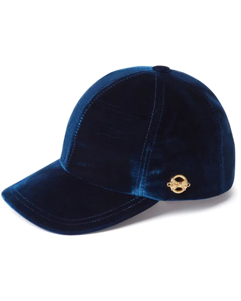 Nina Ricci Baseballkappe aus Samt - Blau Blau