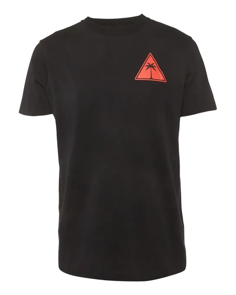 Palm Angels printed jersey T-shirt - Schwarz Schwarz