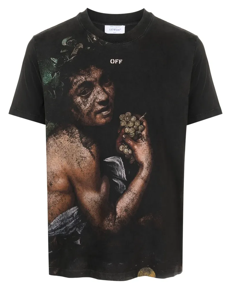 OFF-WHITE T-Shirt mit Pfeilen - Schwarz Schwarz