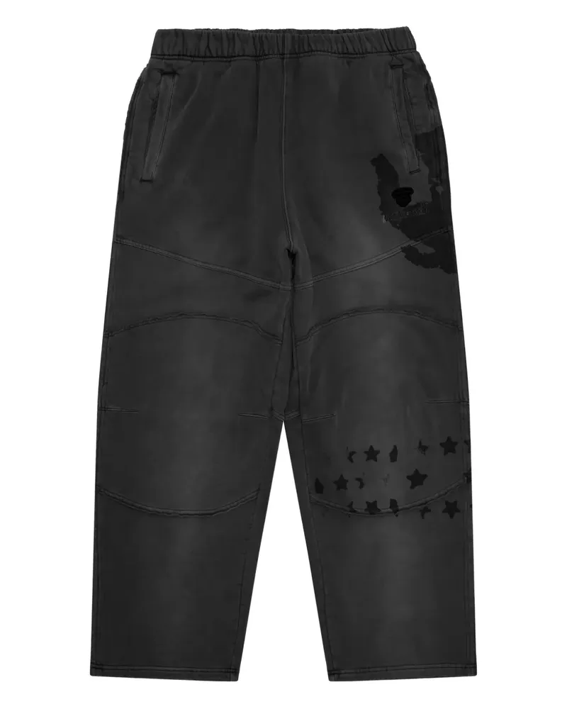 BAPE Jogginghose mit Sterne-Print - Schwarz Schwarz