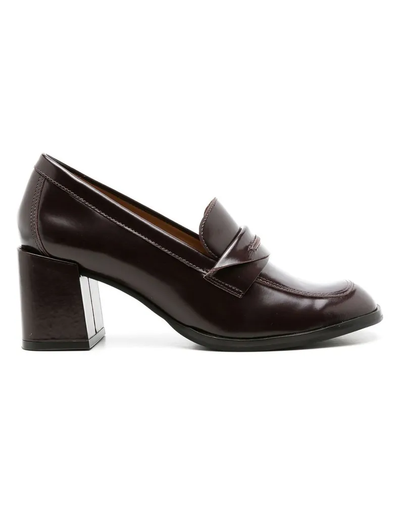 Sarah Chofakian Eliza Loafer 70mm Braun