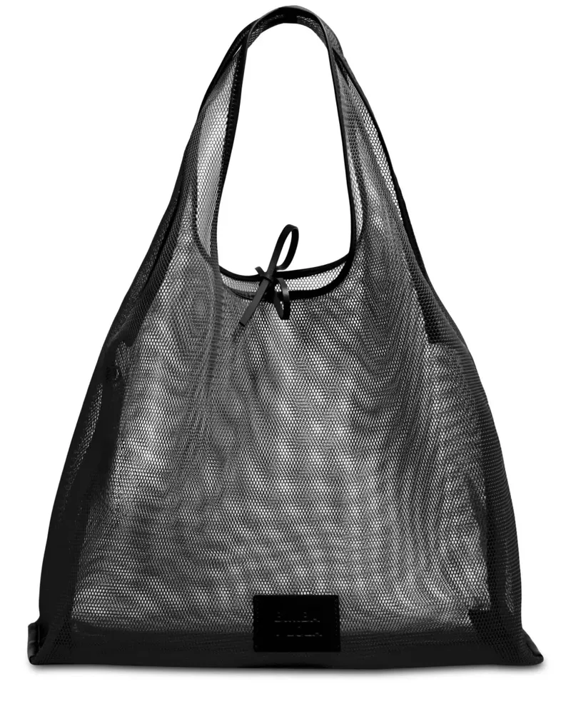 BIMBA Y LOLA Paper Schultertasche - Schwarz Schwarz