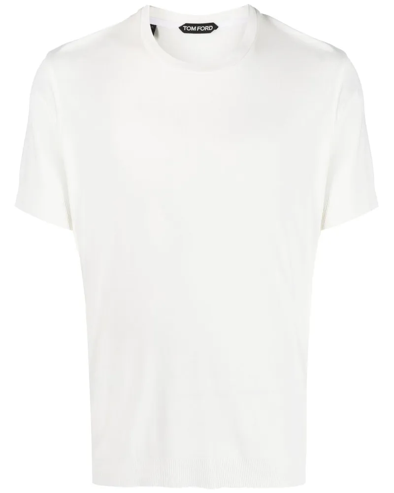 Tom Ford T-Shirt mit rundem Ausschnitt - Weiß Weiß