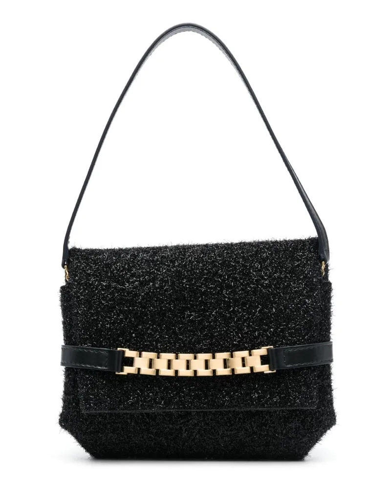 Victoria Beckham Handtasche mit Zierkette Schwarz