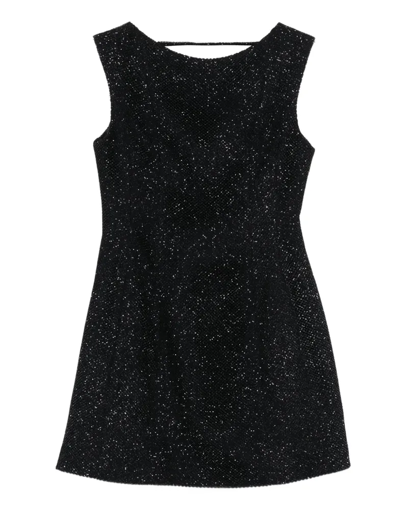 Maje Trägerkleid in A-Linie - Schwarz Schwarz