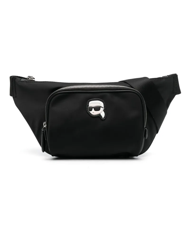 Karl Lagerfeld Ikon Gürteltasche - Schwarz Schwarz