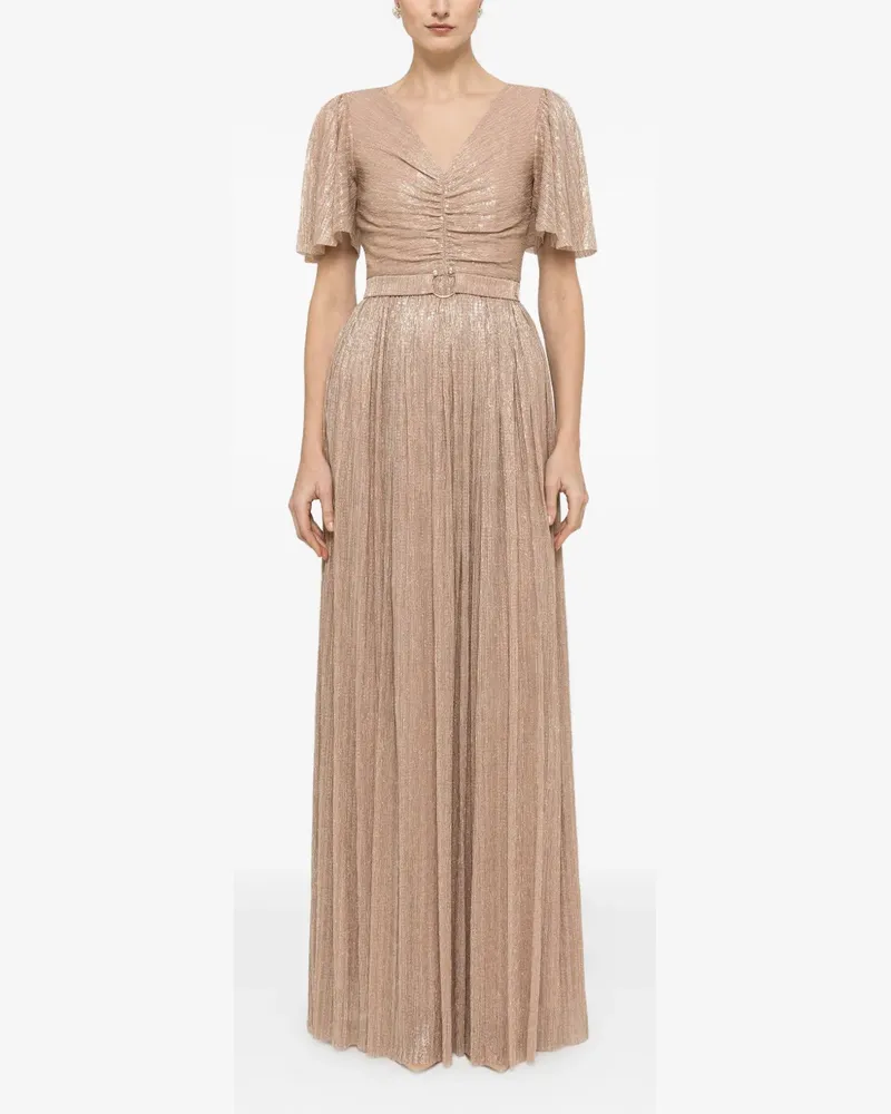 NISSA Maxikleid mit Pailletten - Nude Nude