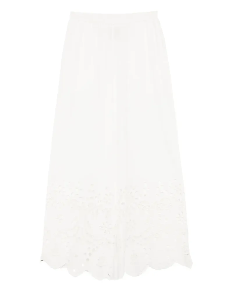 Bambah Eyelet Hose - Weiß Weiß