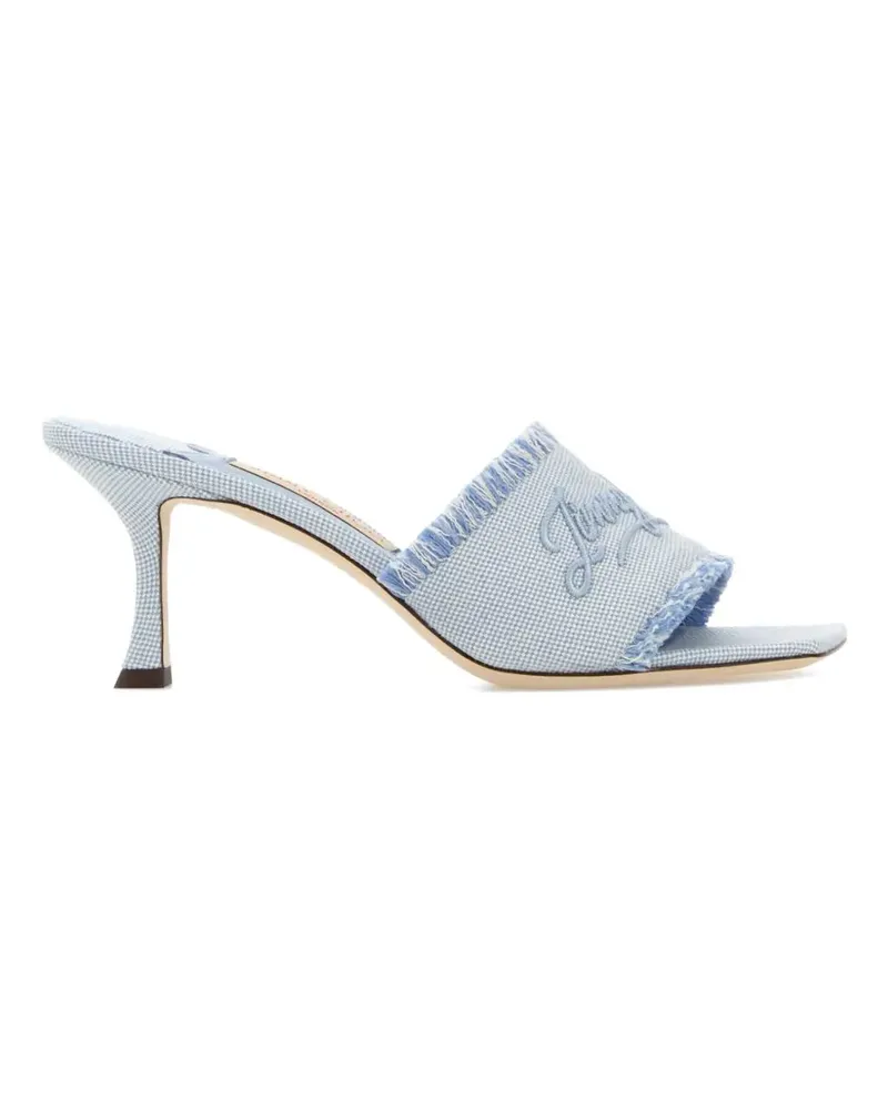 Jimmy Choo Ausgefranste Alexia Sandalen - Blau Blau