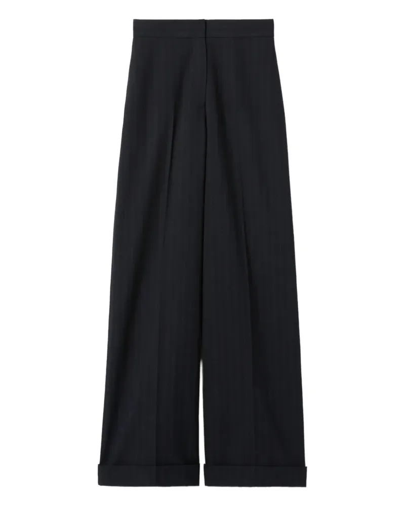 Claudie Pierlot Hose mit Nadelstreifen - Blau Blau