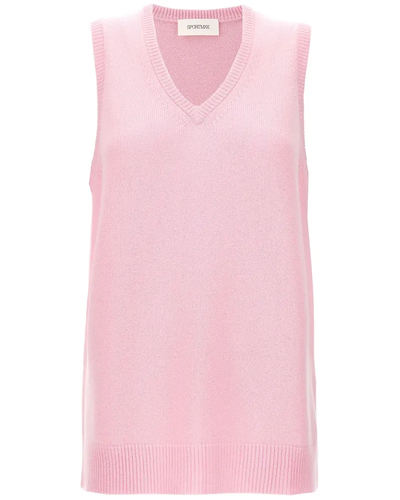 SPORTMAX Gimmy Weste - Rosa Rosa