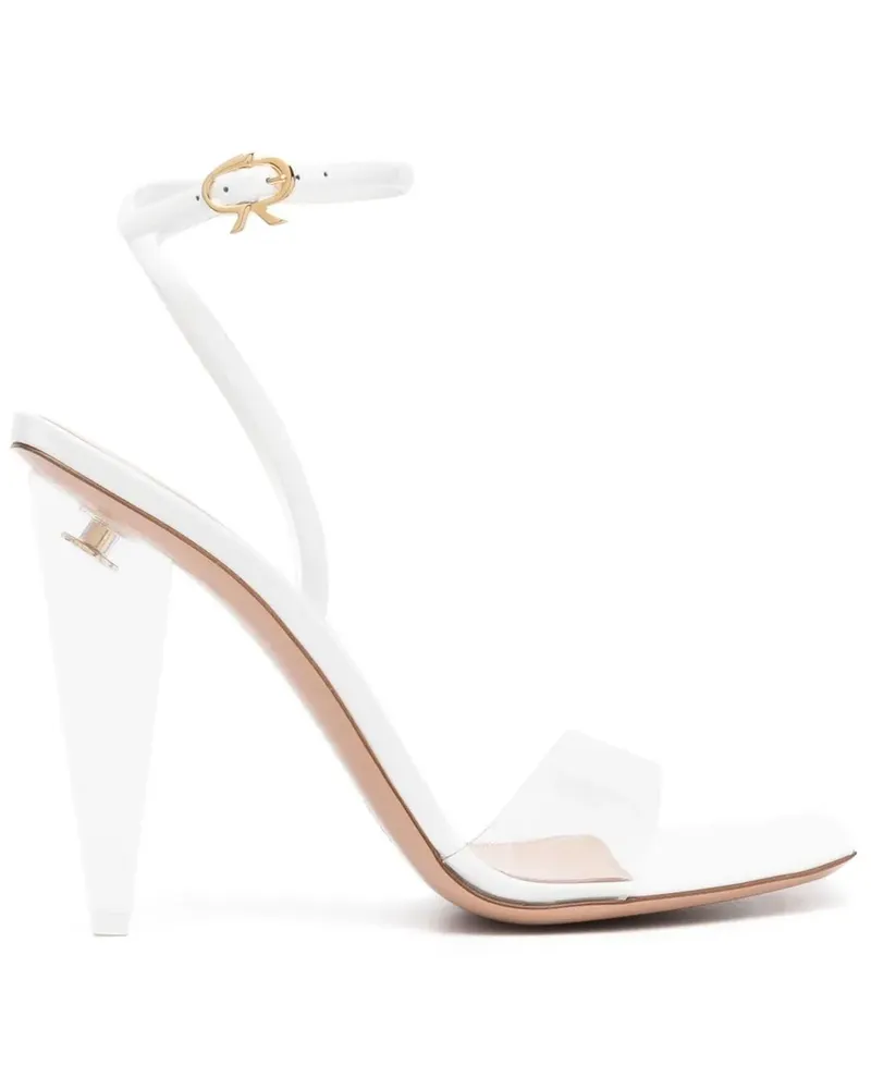 Gianvito Rossi Transparente Sandalen 120mm - Weiß Weiß