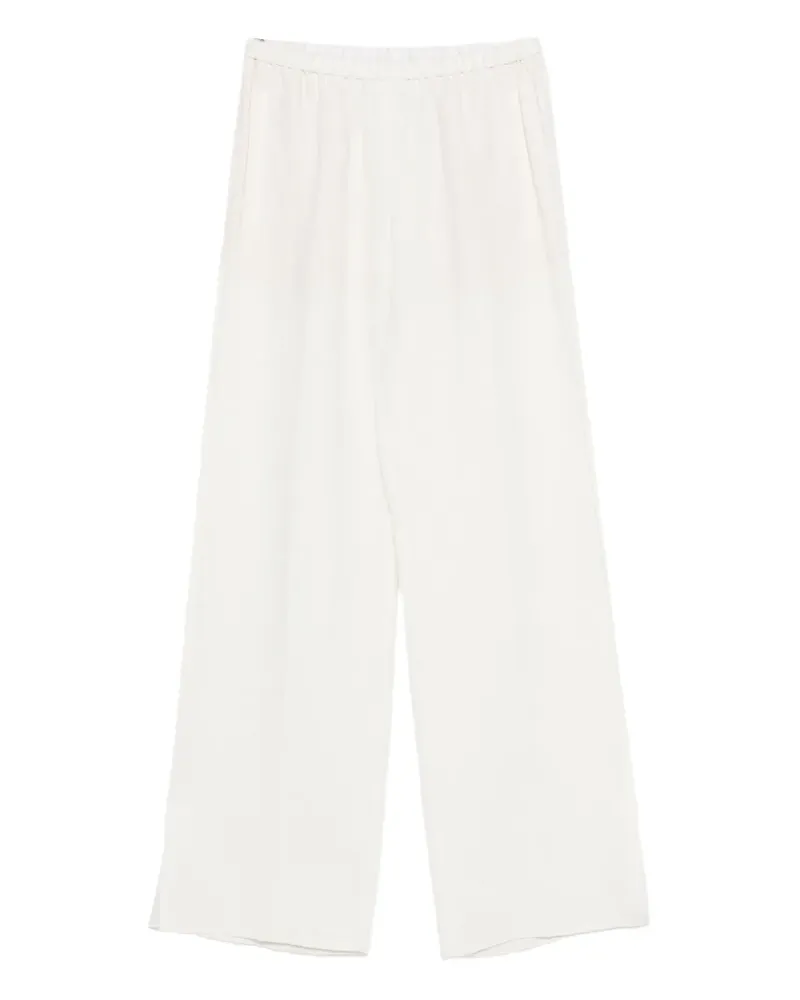 forte_forte Hose mit Stretcheinsatz - Weiß Weiß