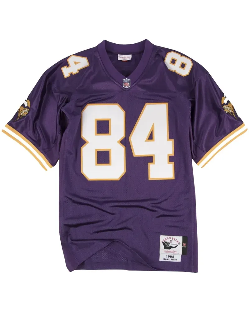 Mitchell & Ness NFL Minnesota Vikings 98 Randy Moss Authentic T-Shirt - Violett Violett