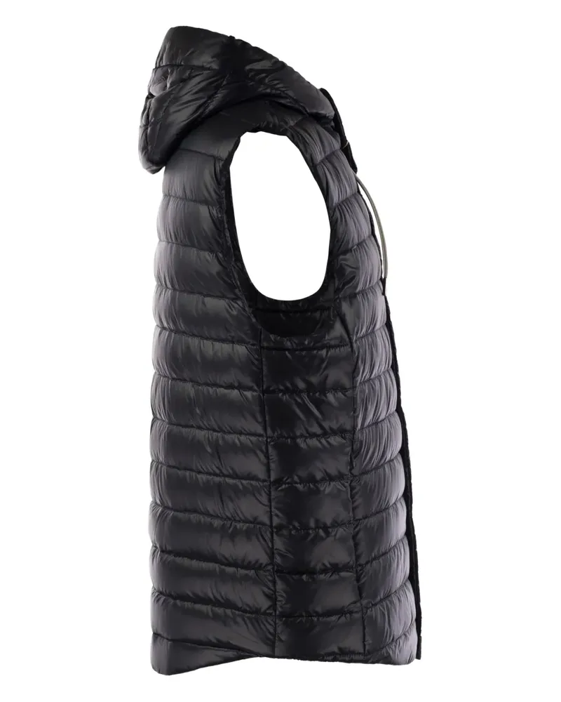 Herno Weste mit Knopfverschluss - Schwarz Schwarz