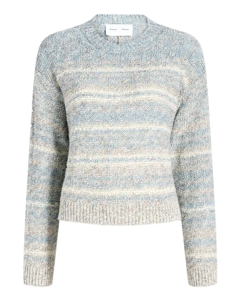 Proenza Schouler Gestreifter Ivara Pullover - Blau Blau