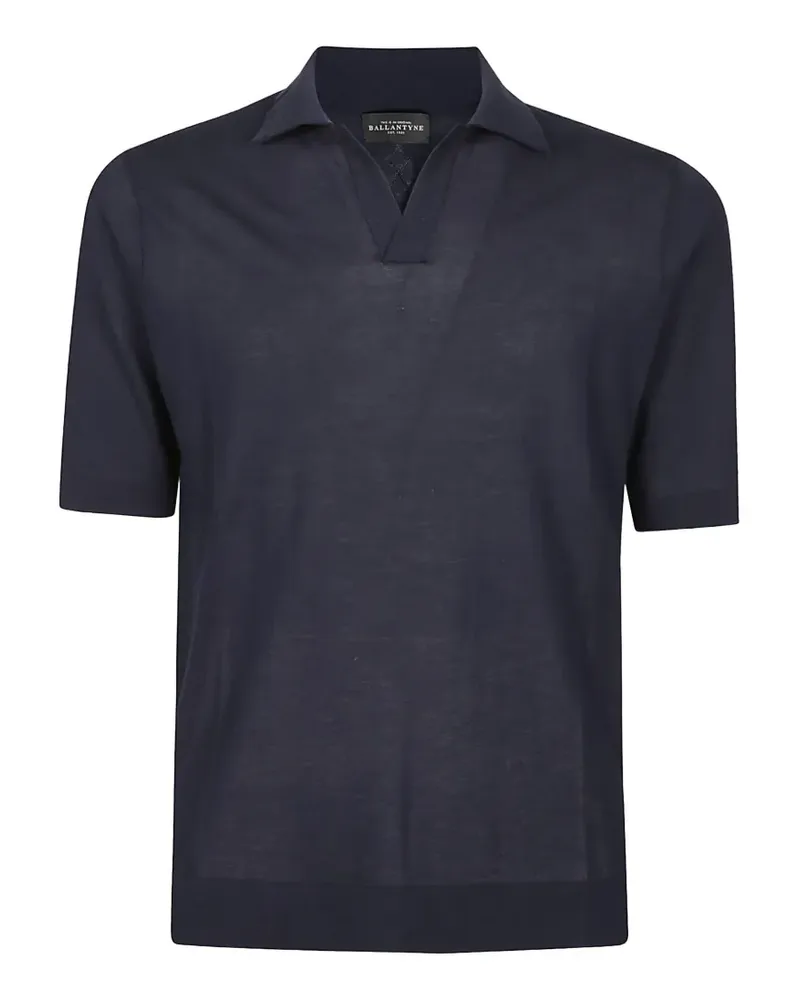 Ballantyne V-neck T-shirt - Blau Blau