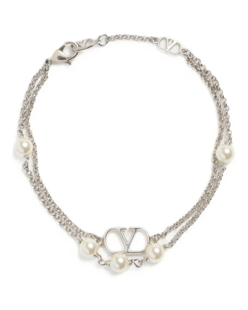 Valentino Garavani VLogo Signature Armband - Silber Silber